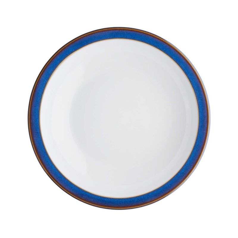 Denby Imperial Blue Rimmed Bowl 21cm image number 1